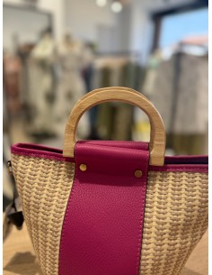 BOLSO MIMBRE ROSA 2