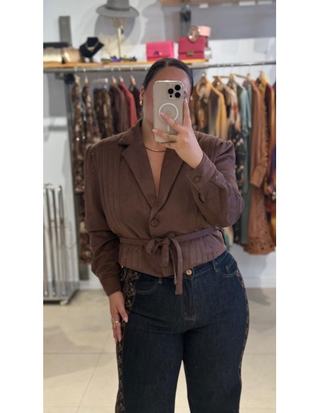 CHAQUETA ANTE HOMBRERAS