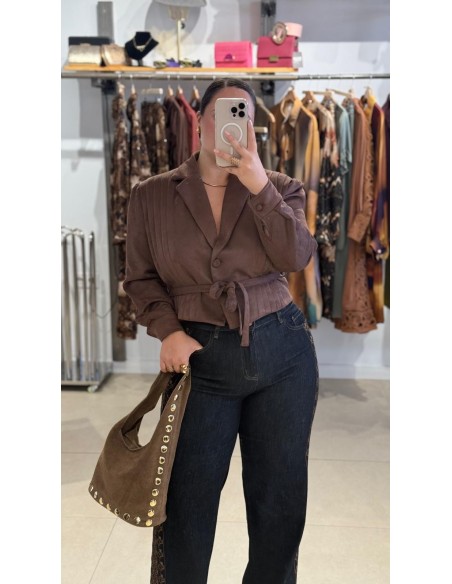 CHAQUETA ANTE HOMBRERAS