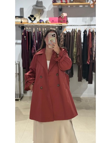 GABARDINA COLOR TEJA