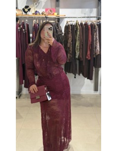 CONJUNTO ROSA ENCAJE