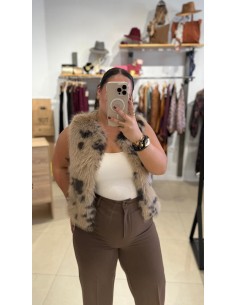 CHALECO VACA DE PELOS