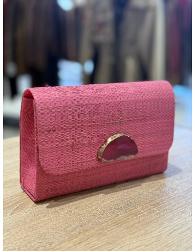 CARTERA DE MANO ROSA