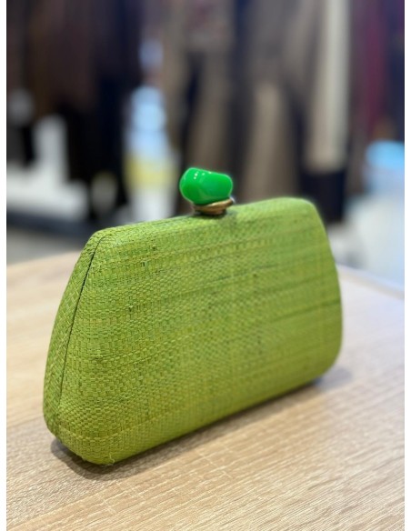 CARTERA DE MANO VERDE