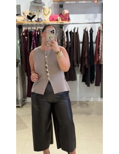 PANTALÓN CULOTT MARRÓN