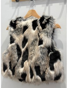 CHALECO DE PELO MULTICOLOR 2