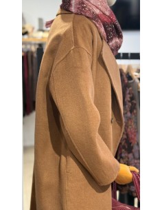 ABRIGO DE PAÑO COLOR CAMEL 2