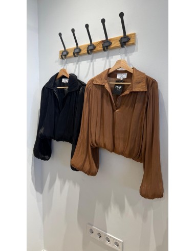 CAMISA MANGAS ABULLONADAS