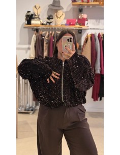 BOMBER DE LENTEJUELAS