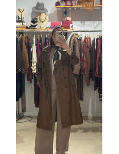 GABARDINA POLIPIEL MARRÓN