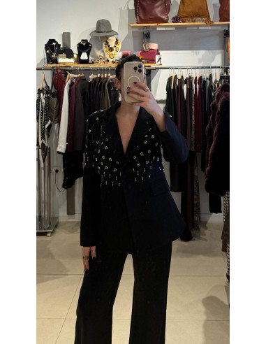 BLAZER NEGRA BRILLOS