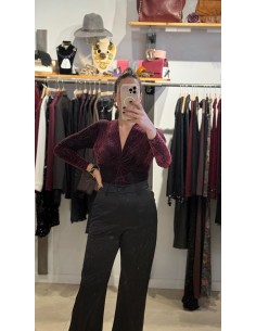 BODY BURDEOS TERCIOPELO