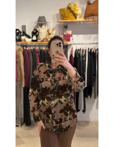 CAMISA ESTAMPADO TERCIOPELO