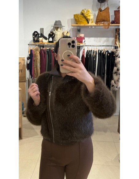 ABRIGO PELOS MARRÓN
