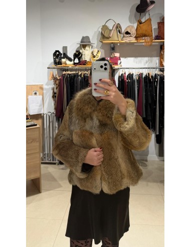 ABRIGO DE PELOS MARRÓN