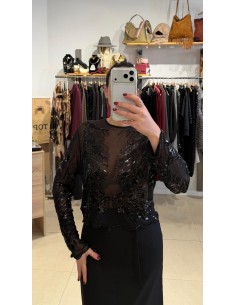 TOP TRANSPARENTE BRILLOS