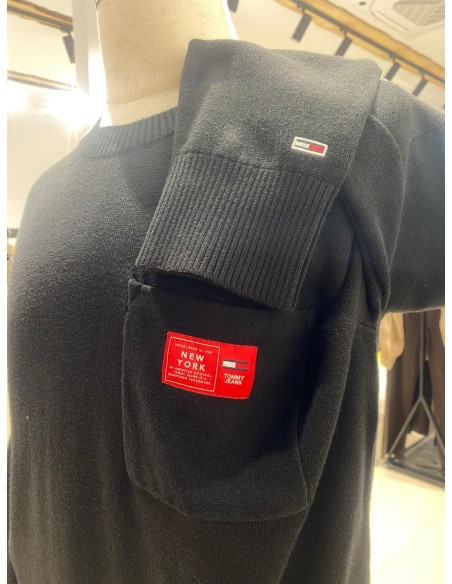 JERSEY TOMMY JEANS NEGRO