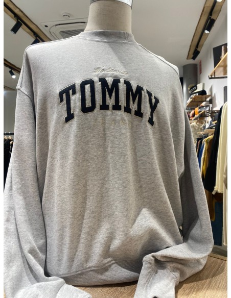 SUDADERA TOMMY JEANS GRIS