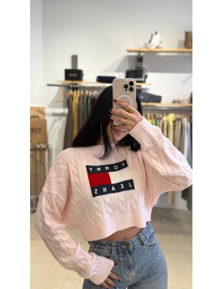 JERSEY TOMMY CORTO ROSA